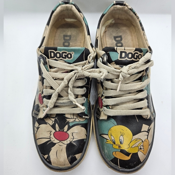 DOGO Women Vegan Leather Sneakers Tweety. Size 36. Warner Brothers. - Picture 5 of 9